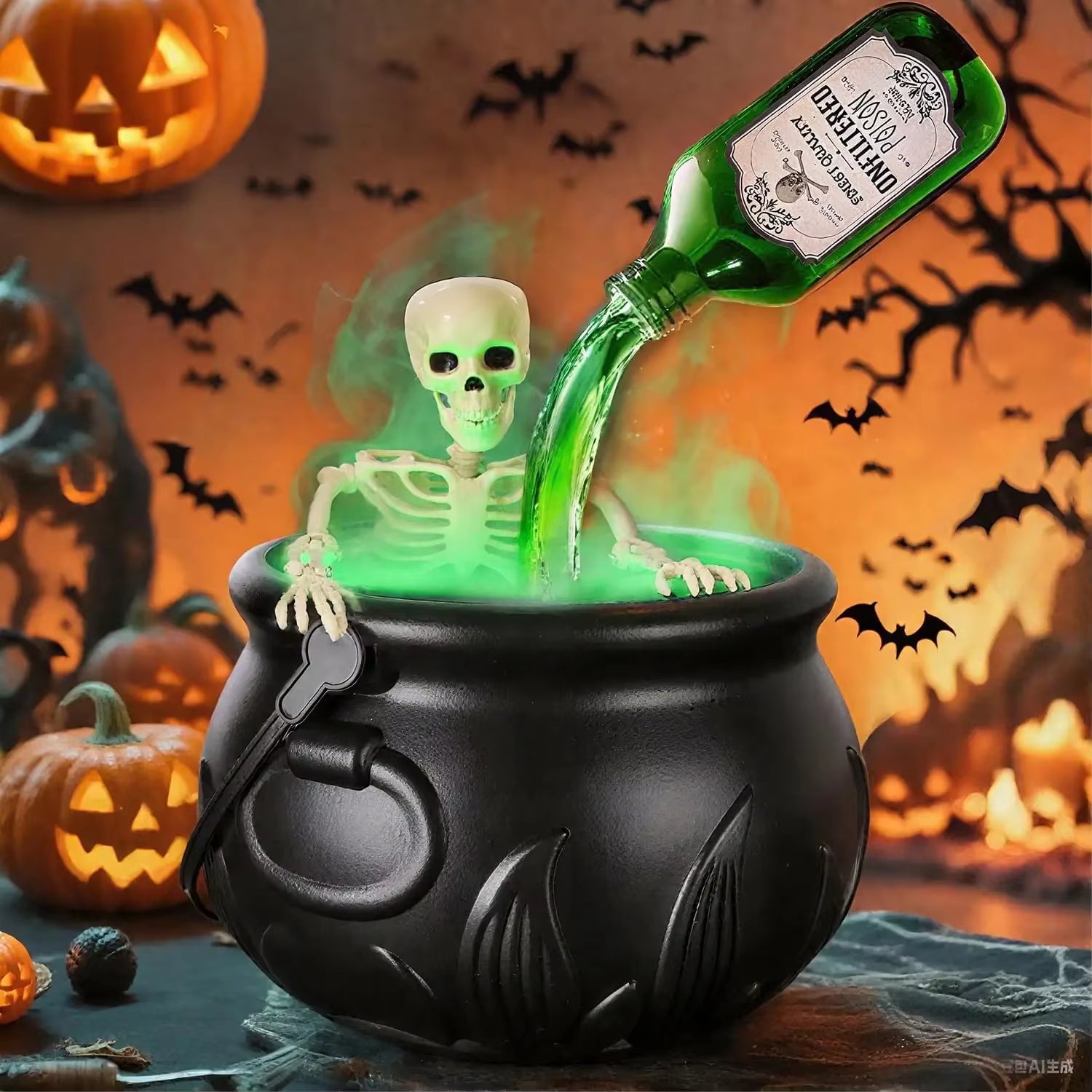Levitating Witches Cauldron for Halloween