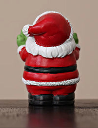 Santa Claus Snowman Handicraft Ornament Middle Finger Desktop Office Desk Ornament Christmas Gifts Home Desktop Decoration