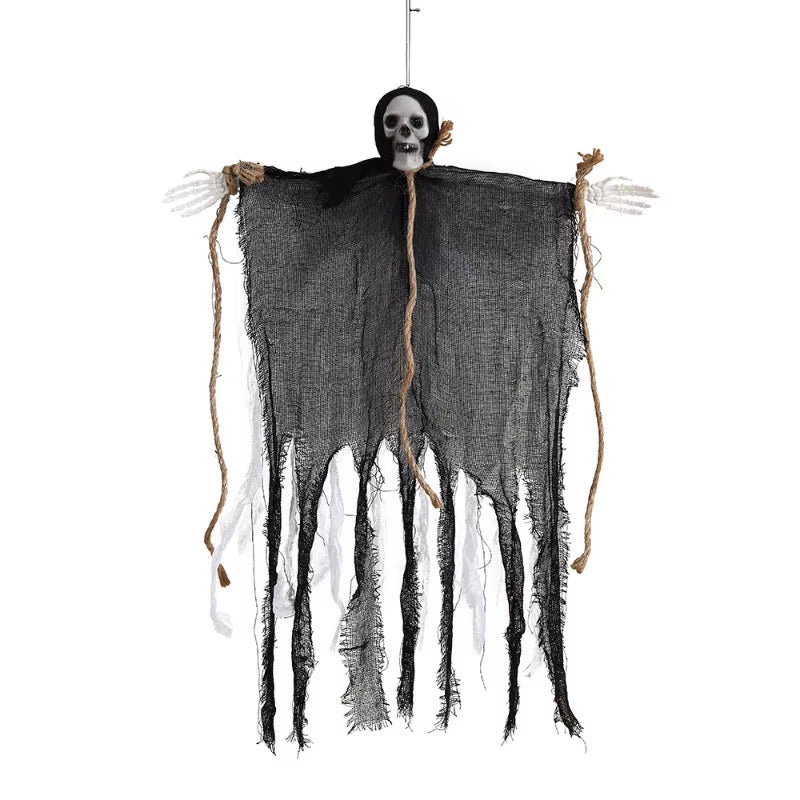 Hanging Skeleton Ghost Decoration