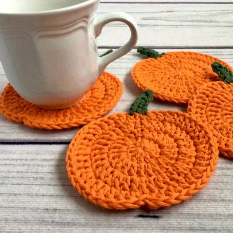 Pumpkin Coasters