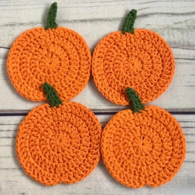 Pumpkin Coasters