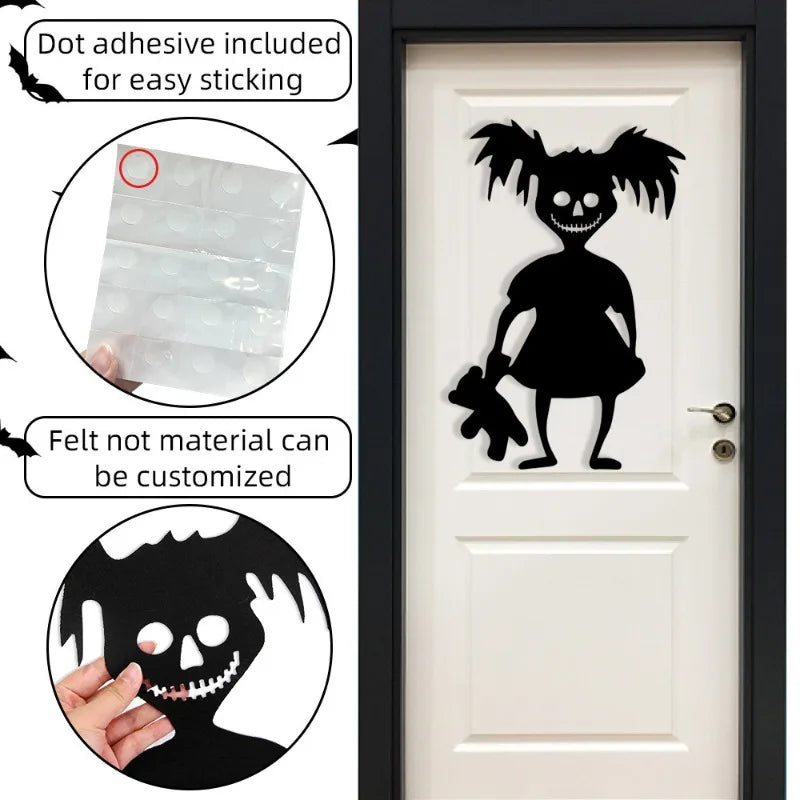 Halloween Decoration Stickers for Wall, Window, Door