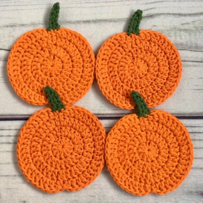 Pumpkin Coasters