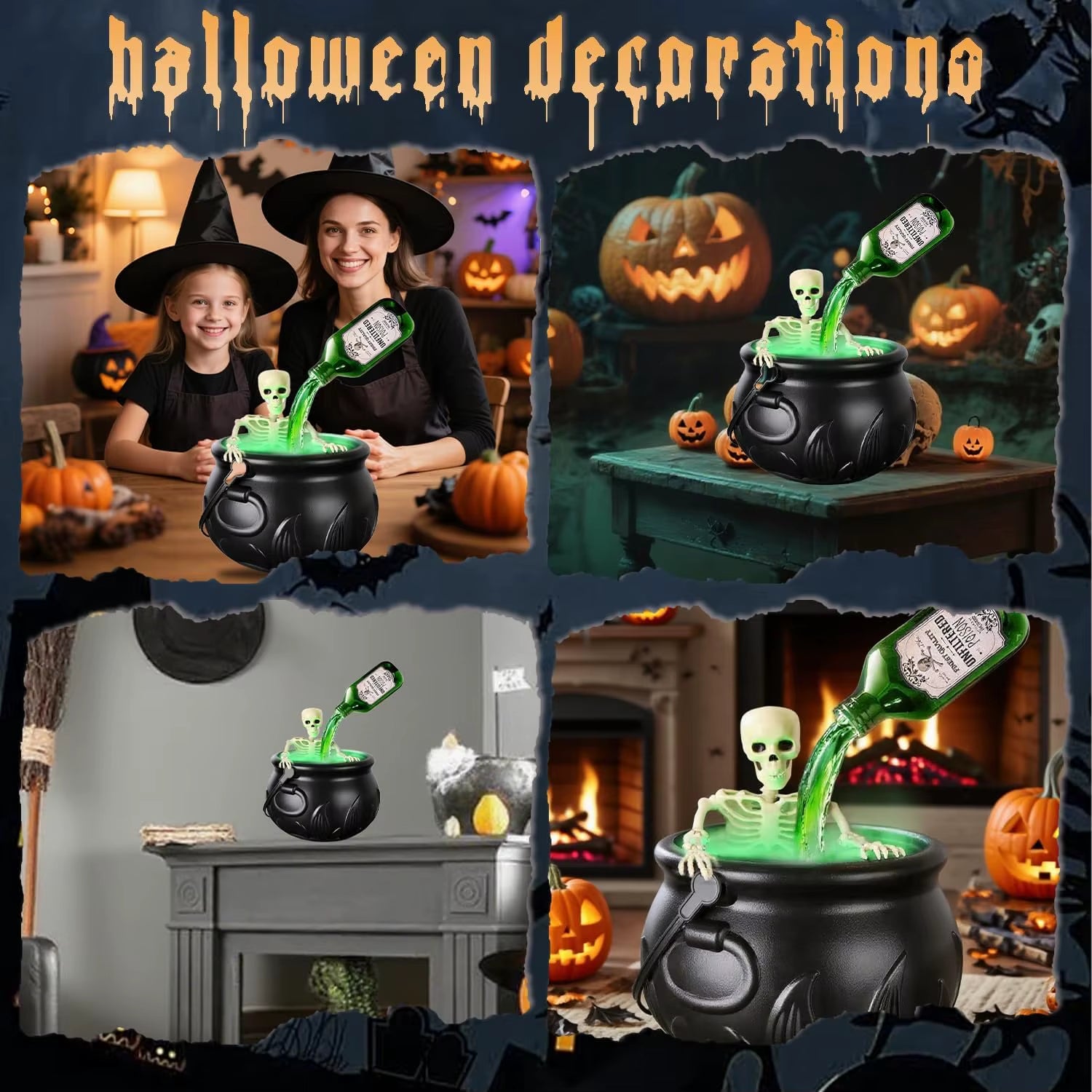 Levitating Witches Cauldron for Halloween