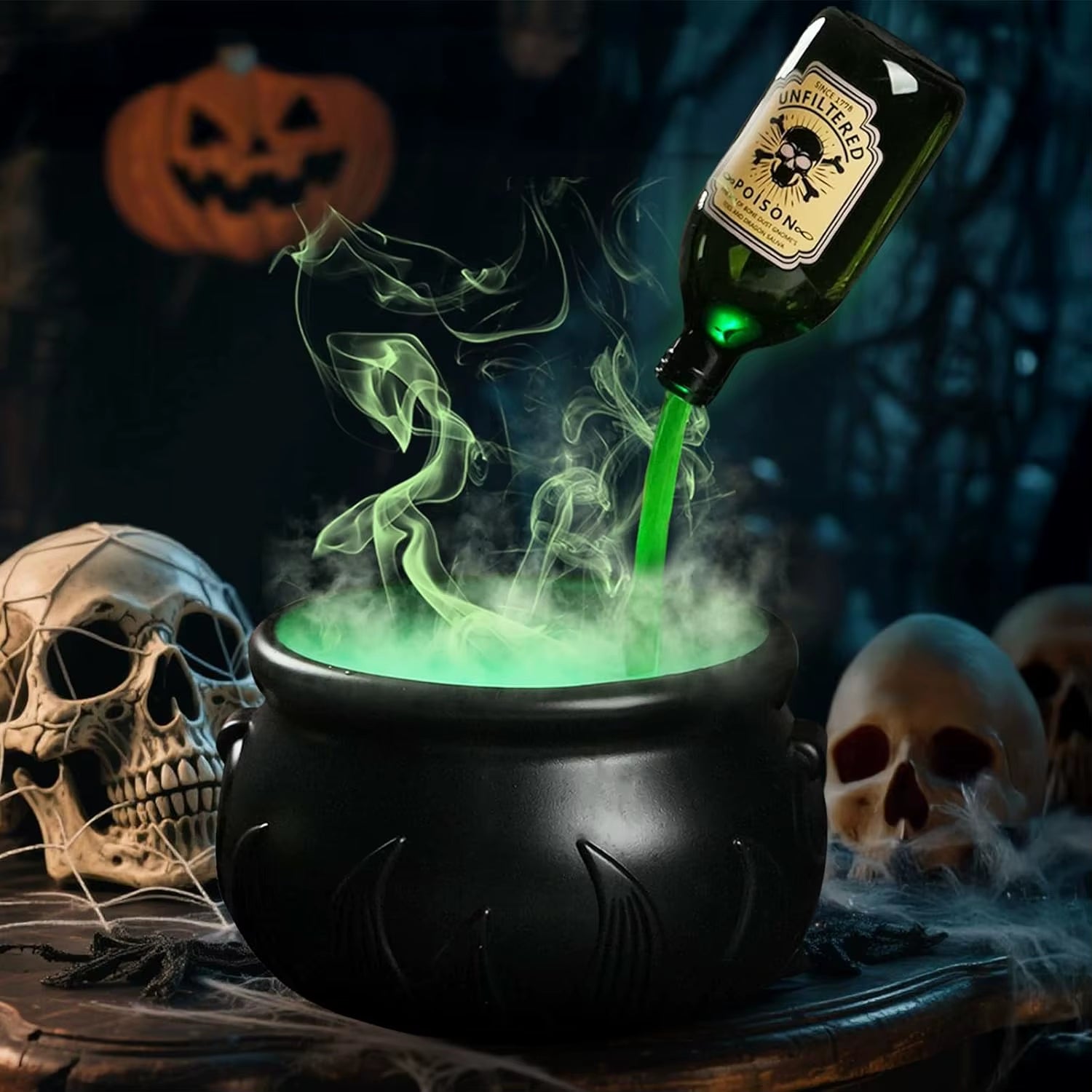 Levitating Witches Cauldron for Halloween